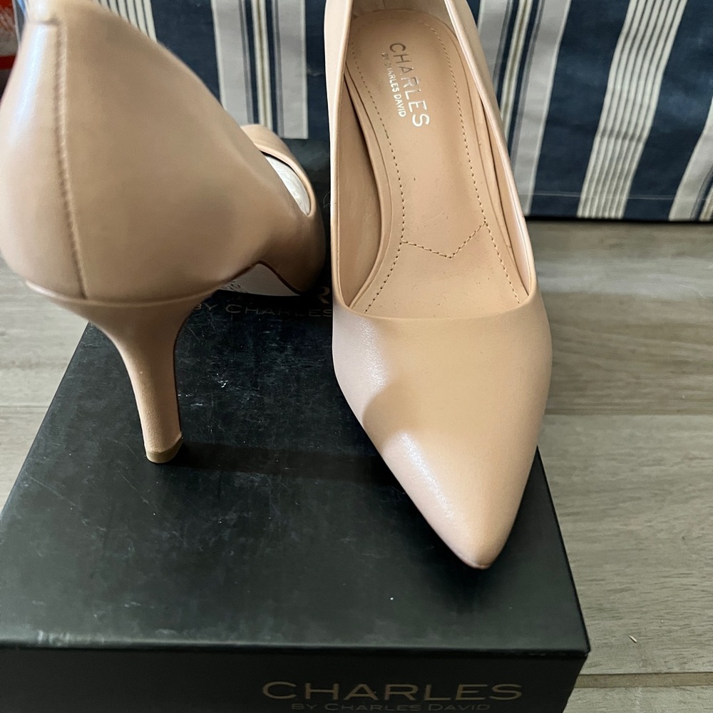 Charles by Charles David Nude Heels